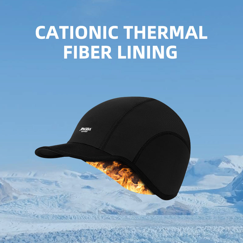 Cycling Hiking Cap Breathable warm Sun Proof Helmet Liner cap Hat thermal lining windproof