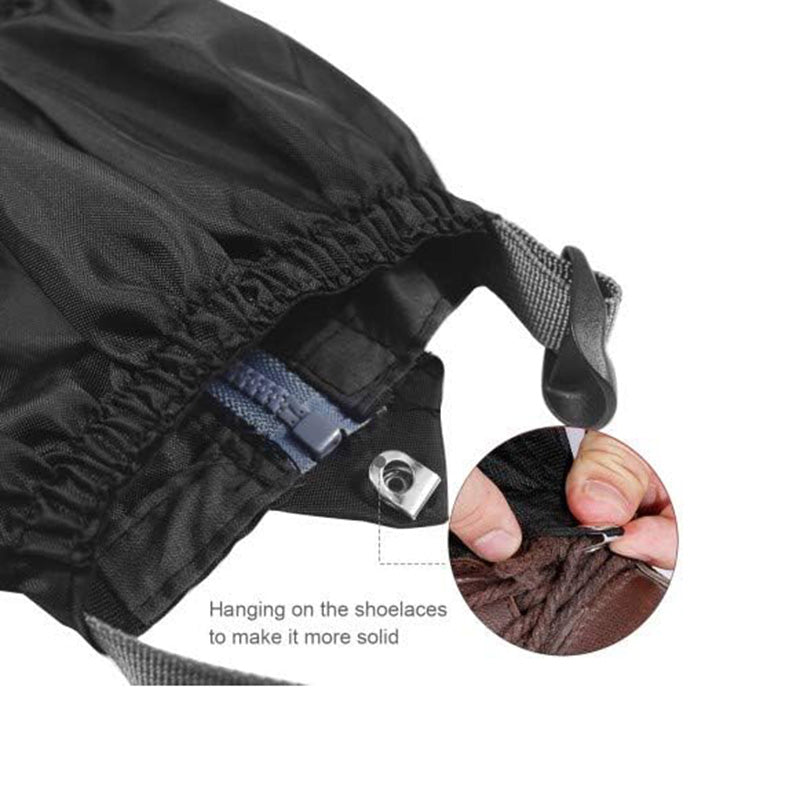 Leg Gaiters Short Water Proof Leggings, Mountaineering Snow Cover Snow Leg Protection Waterproof Foot Cover Anti-snake Bite One Size