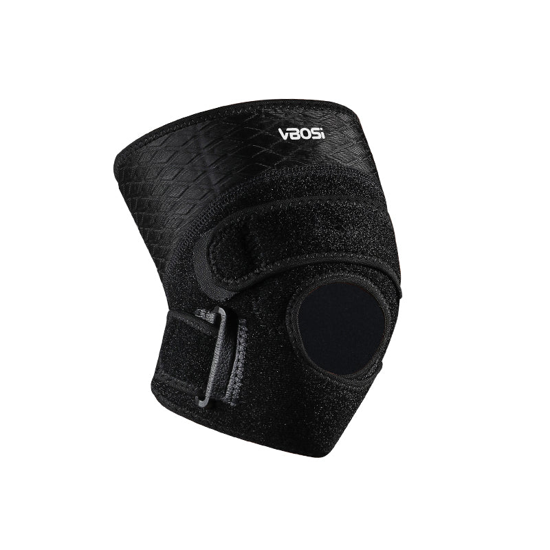 VBOSI Open Patella Knee Brace with Dual-Pull Straps & Reinforced Padded Support
