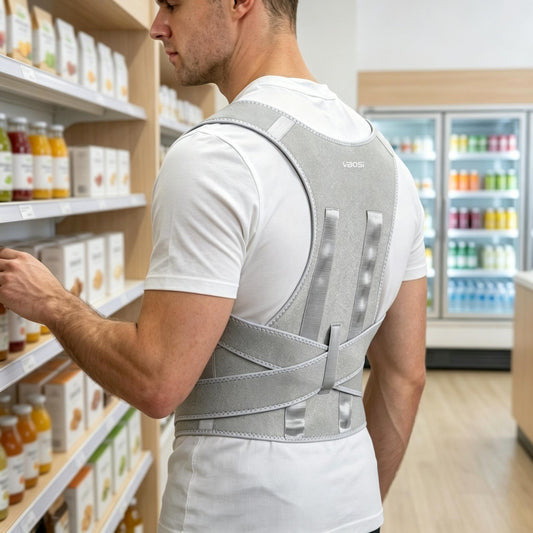 VBOSI Adjustable Back Posture Corrector with Metal Stays