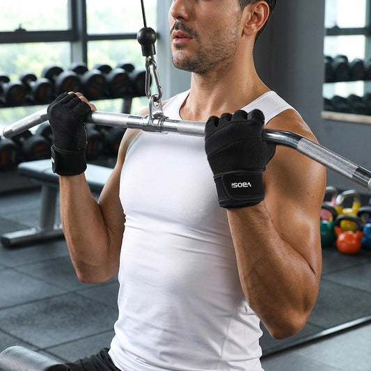 VBOSI Fitness Gloves with Adjustable Strap