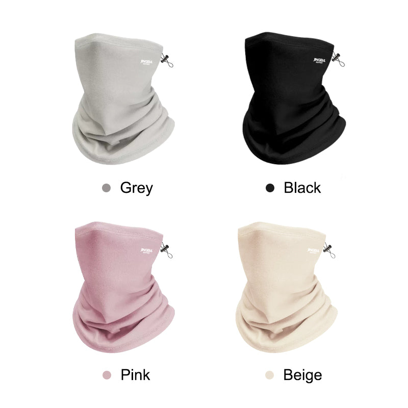 Winter Neck Warmer Fleece Windproof Neck Gaiter Snood for Men Women Cold Weather Face Scarf Headwear for Skiing Running Cycling
