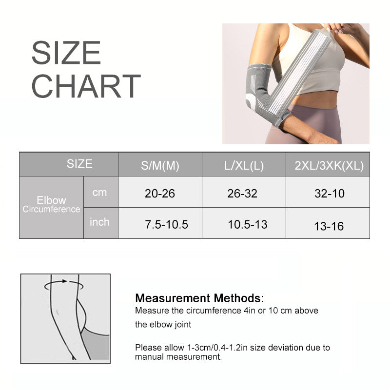 JINGBA SUPPORT 4137 Manchon de Compression pour Bras Élastique Support de Coude Coude en Nylon