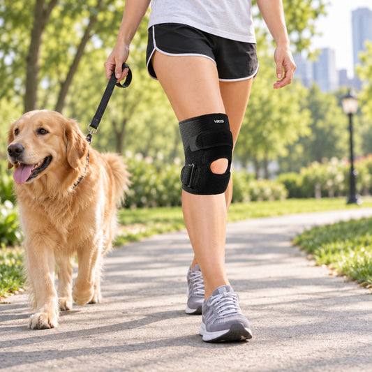 VBOSI Adjustable Open Patella Knee Brace