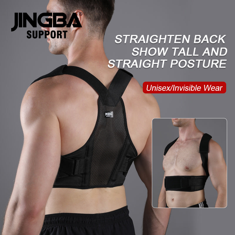 JINGBA SUPPORT 1102 Correcteur de posture pour femme/homme, soulagement du bossu, mal de dos, lisseur