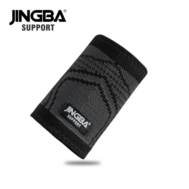 JINGBA SUPPORT 7017 Fabricant Faible MOQ Support de poignet de sport en nylon élastique coloré à tricoter