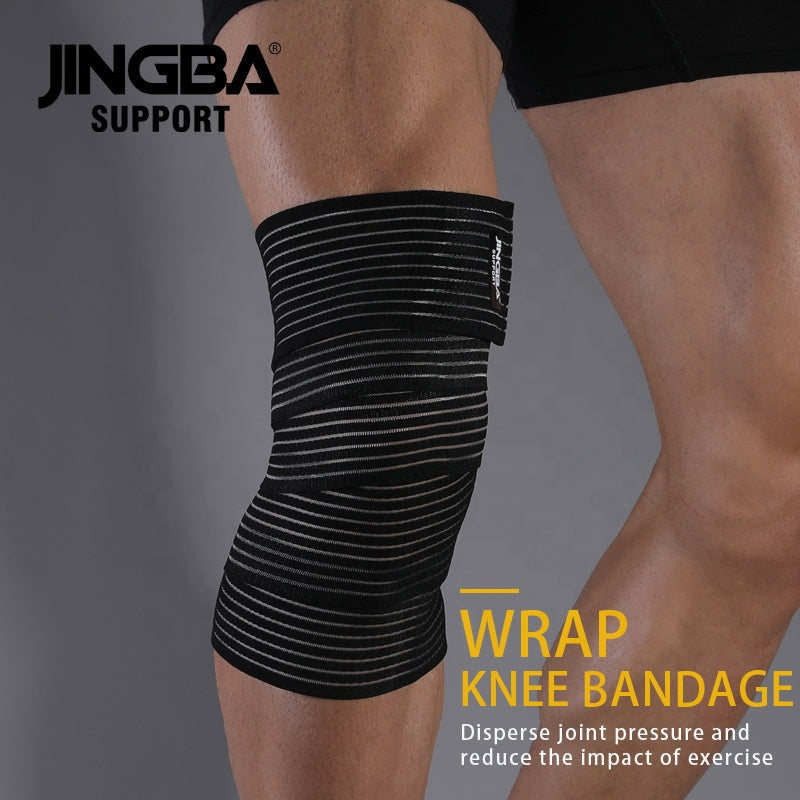 JINGBA SUPPORT 3224 Yoga Fitness En Plein Air Escalade Volleyball Réglable Néoprène Wraps Genouillère Genouillère
