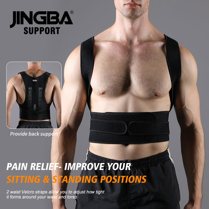 JINGBA SUPPORT 2002 Réglable Dos Épaule Posture Correcteur Ceinture Remodeler Votre Corps Bureau À Domicile Sport Clavicule Colonne Vertébrale Soutien