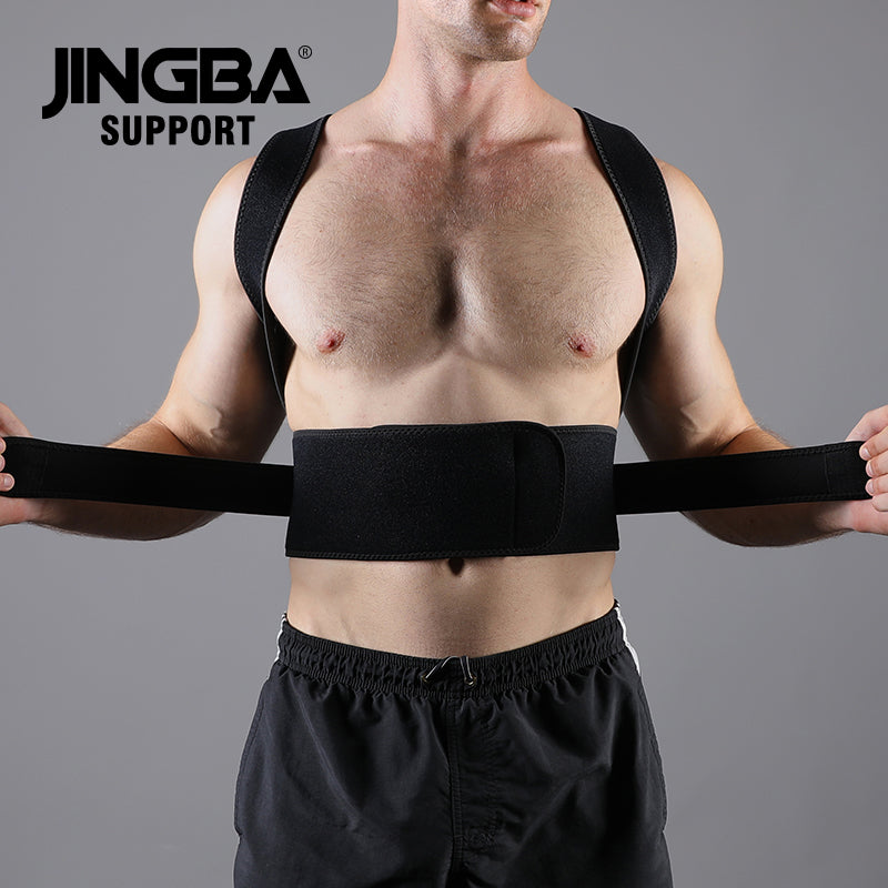JINGBA SUPPORT 2002 Réglable Dos Épaule Posture Correcteur Ceinture Remodeler Votre Corps Bureau À Domicile Sport Clavicule Colonne Vertébrale Soutien