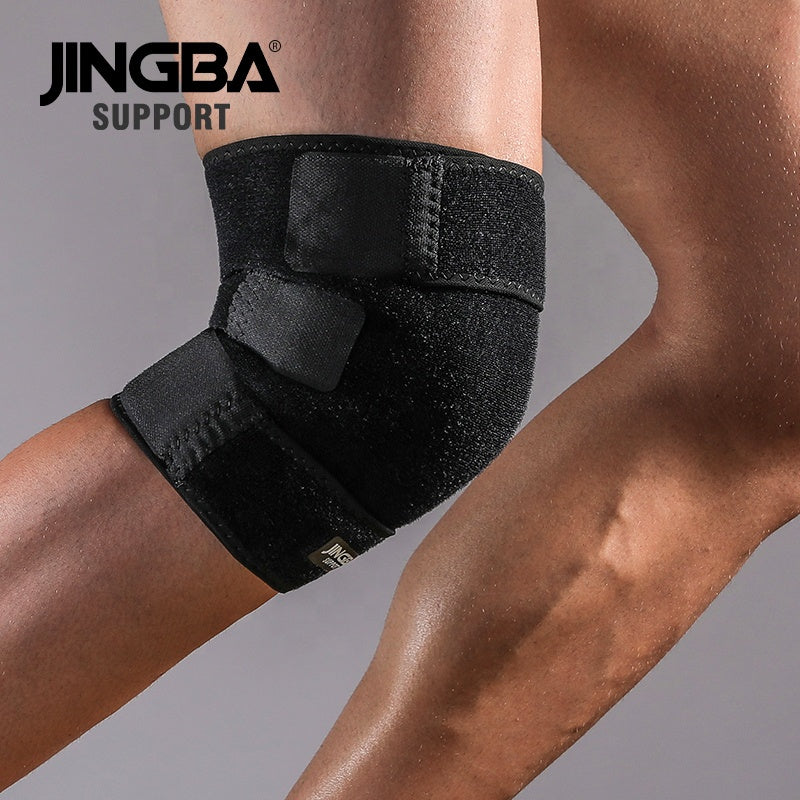 Rodillera ajustable para gimnasio con correa de levantamiento de pesas ecológica para un soporte de alta calidad