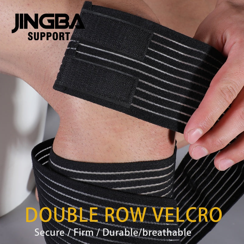 JINGBA SUPPORT 3224 Yoga Fitness En Plein Air Escalade Volleyball Réglable Néoprène Wraps Genouillère Genouillère
