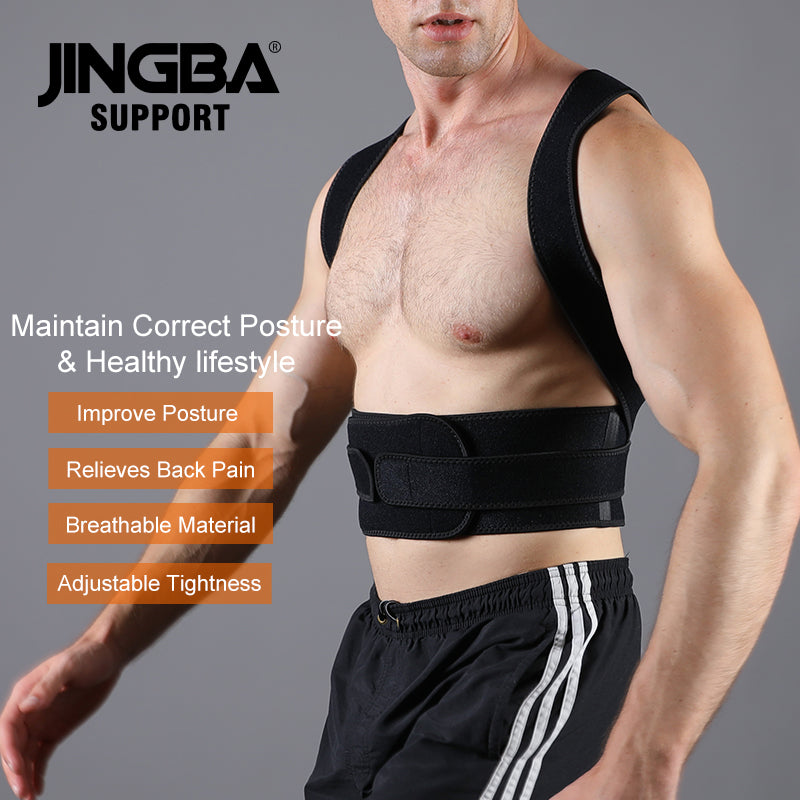 JINGBA SUPPORT 2002 Réglable Dos Épaule Posture Correcteur Ceinture Remodeler Votre Corps Bureau À Domicile Sport Clavicule Colonne Vertébrale Soutien