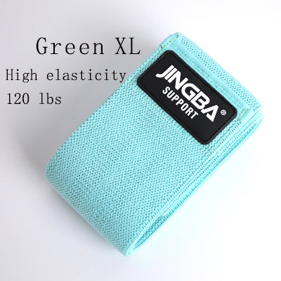 JINGBA SUPPORT 9924 Bandes de résistance en tissu pour les cuisses, les hanches et le butin - Bandes d'exercice élastiques pour le yoga, la gym et le fitness