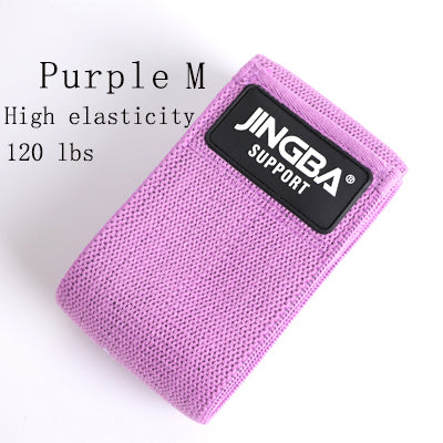 JINGBA SUPPORT 9924 Bandes de résistance en tissu pour les cuisses, les hanches et le butin - Bandes d'exercice élastiques pour le yoga, la gym et le fitness