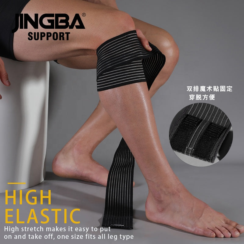 JINGBA SUPPORT 3224 Yoga Fitness En Plein Air Escalade Volleyball Réglable Néoprène Wraps Genouillère Genouillère