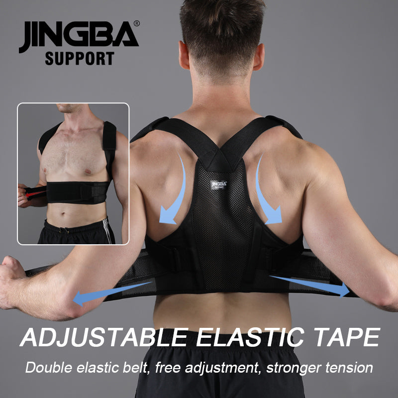 JINGBA SUPPORT 1102 Correcteur de posture pour femme/homme, soulagement du bossu, mal de dos, lisseur