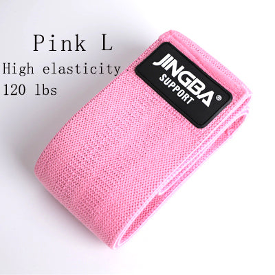 JINGBA SUPPORT 9924 Bandes de résistance en tissu pour les cuisses, les hanches et le butin - Bandes d'exercice élastiques pour le yoga, la gym et le fitness