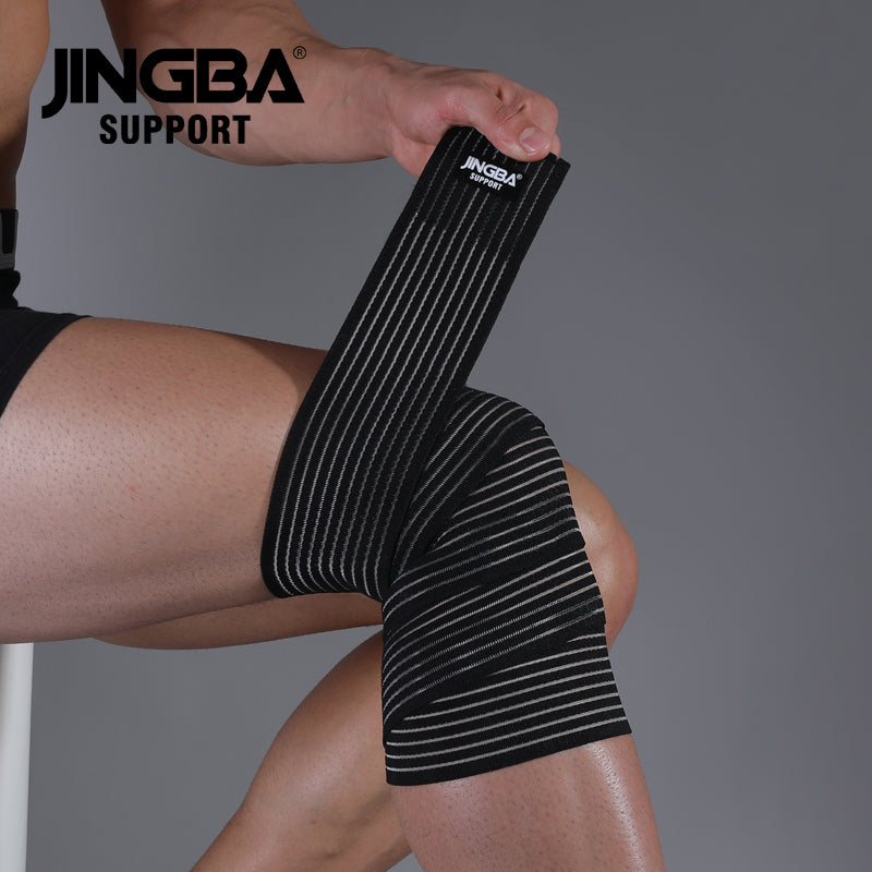 JINGBA SUPPORT 3224 Yoga Fitness En Plein Air Escalade Volleyball Réglable Néoprène Wraps Genouillère Genouillère