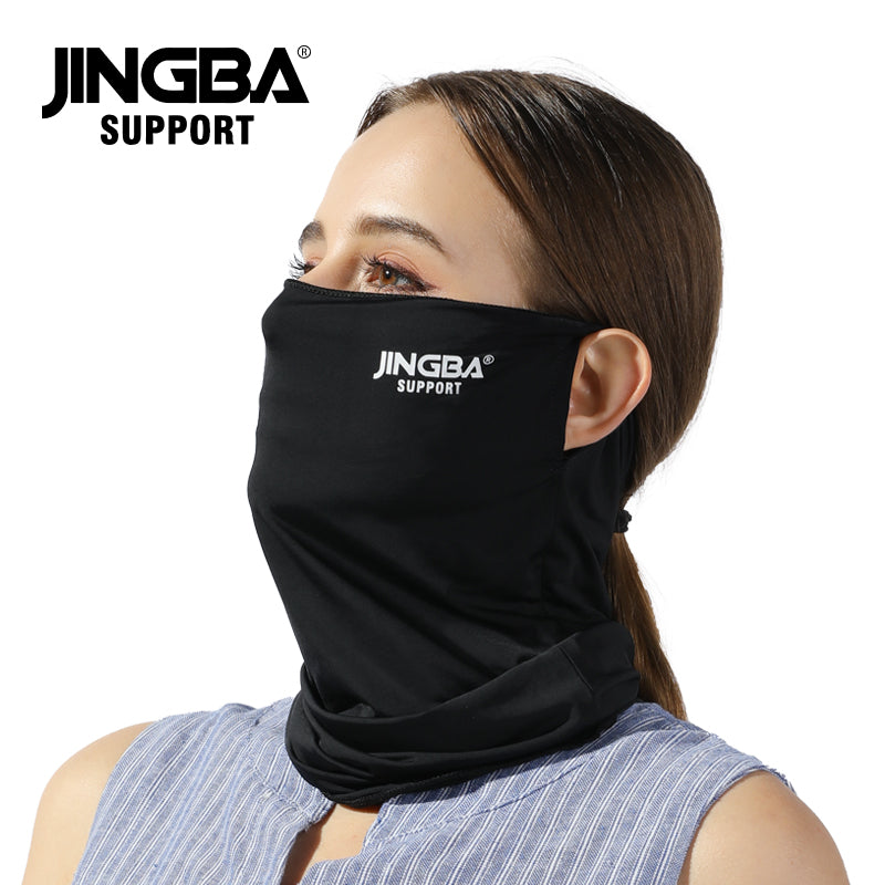 0155 Pañuelo multifuncional con presillas para las orejas, seda fresca y suave, alta calidad, protección solar 360, polaina para el cuello y la cara