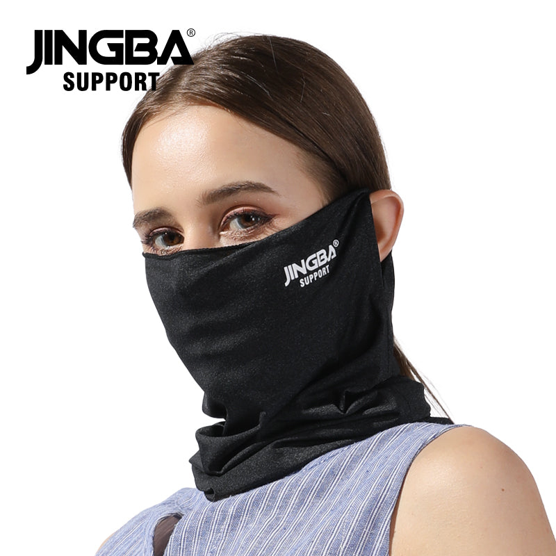 0155 Pañuelo multifuncional con presillas para las orejas, seda fresca y suave, alta calidad, protección solar 360, polaina para el cuello y la cara