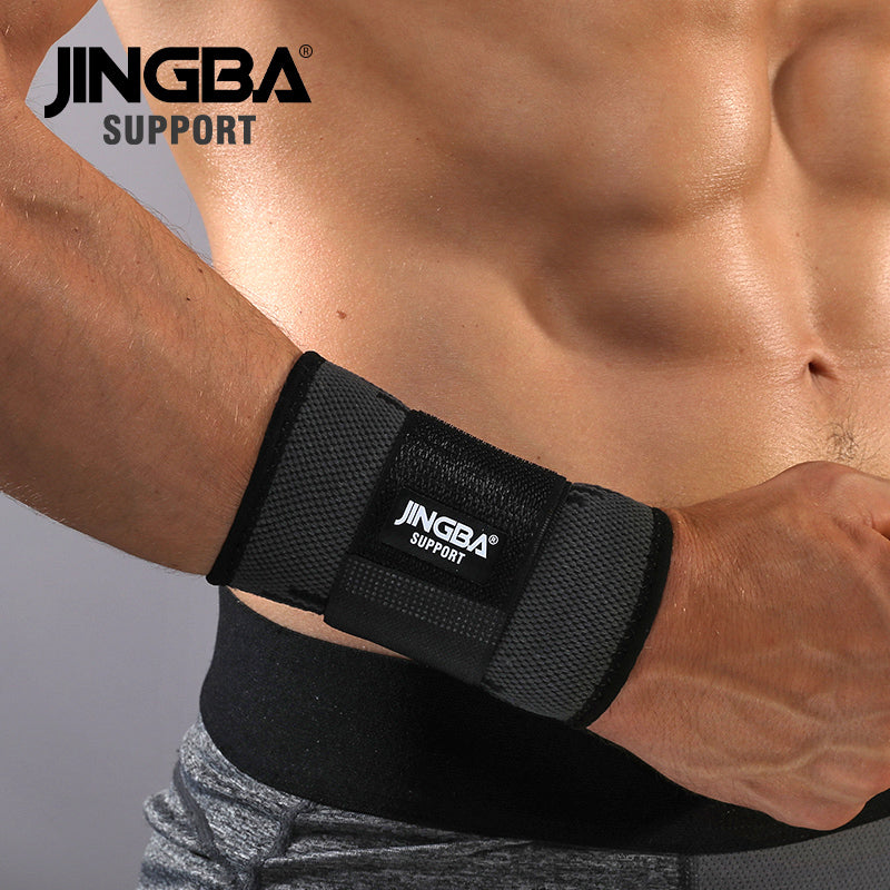 JINGBA SUPPORT 0117 Nylon Spandex Poignet Support Élastique Gym Poignet Compression Poignet Wrap Attelle De Poignet