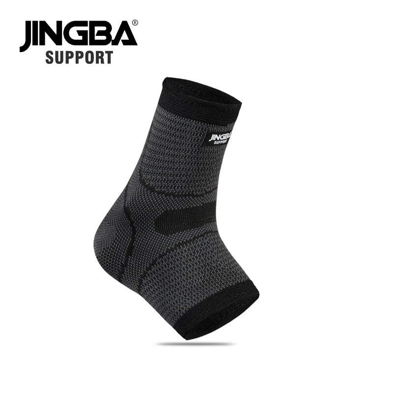JINGBA SUPPORT 7047 Support de cheville en nylon élastique Compression tricotée Manchon de cheville Protection contre les blessures sportives Chaussettes de soutien des pieds
