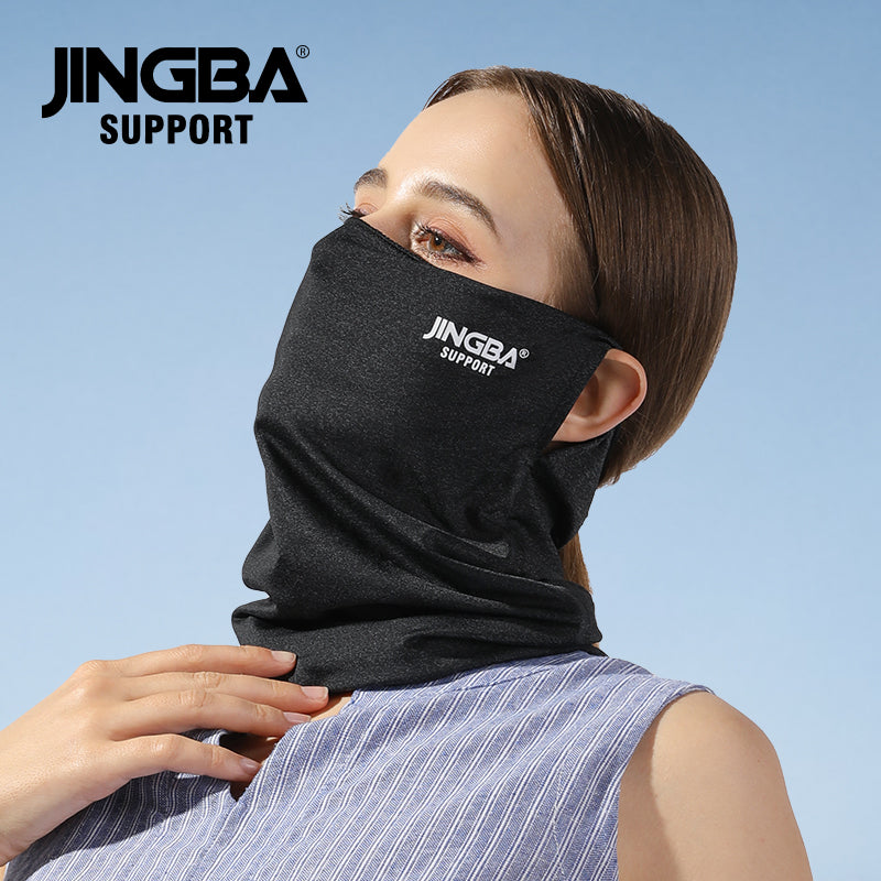0155 Pañuelo multifuncional con presillas para las orejas, seda fresca y suave, alta calidad, protección solar 360, polaina para el cuello y la cara