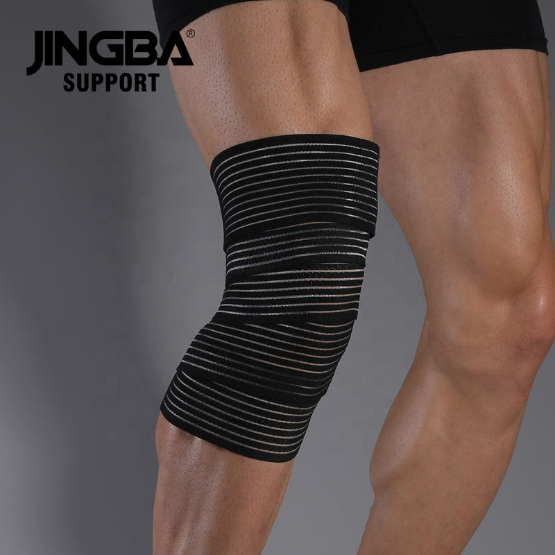 JINGBA SUPPORT 3224 Yoga Fitness En Plein Air Escalade Volleyball Réglable Néoprène Wraps Genouillère Genouillère