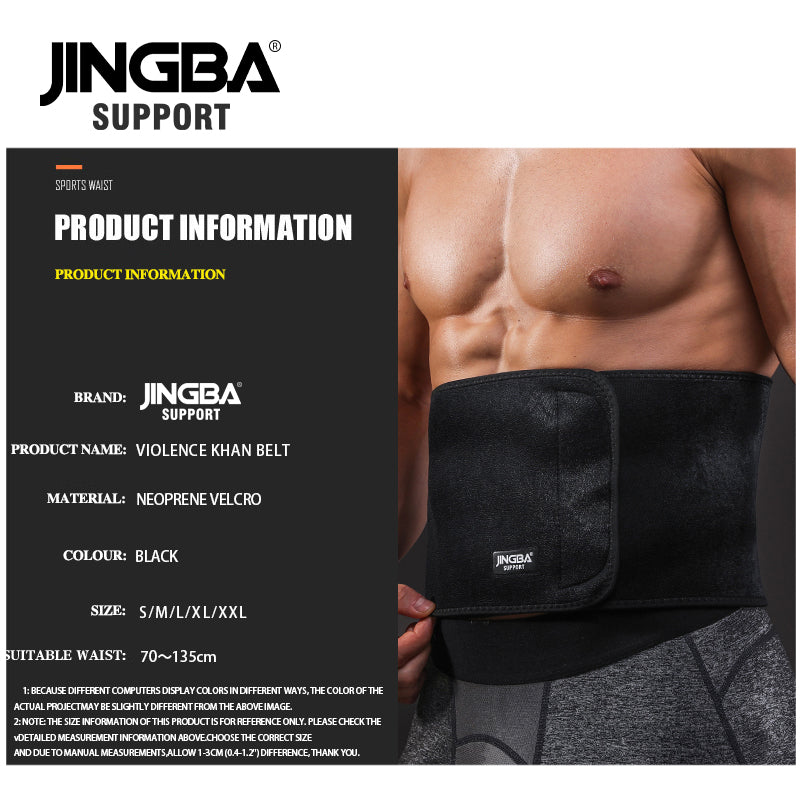 Cinturón de soporte de cintura de neopreno - Cinturón de sudor de fitness - Hombres Mujeres - Protección muscular