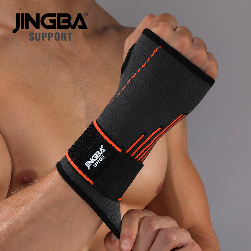 Muñequera ajustable - Protector deportivo con soporte para pulgar y muñequeras elásticas