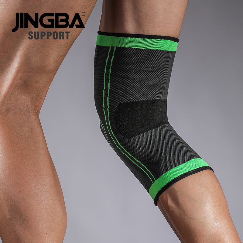 JINGBA SUPPORT 7067A Genouillères de sport | Genouillère en nylon pour volley-ball et basket-ball | Genouillère de compression Joelheira