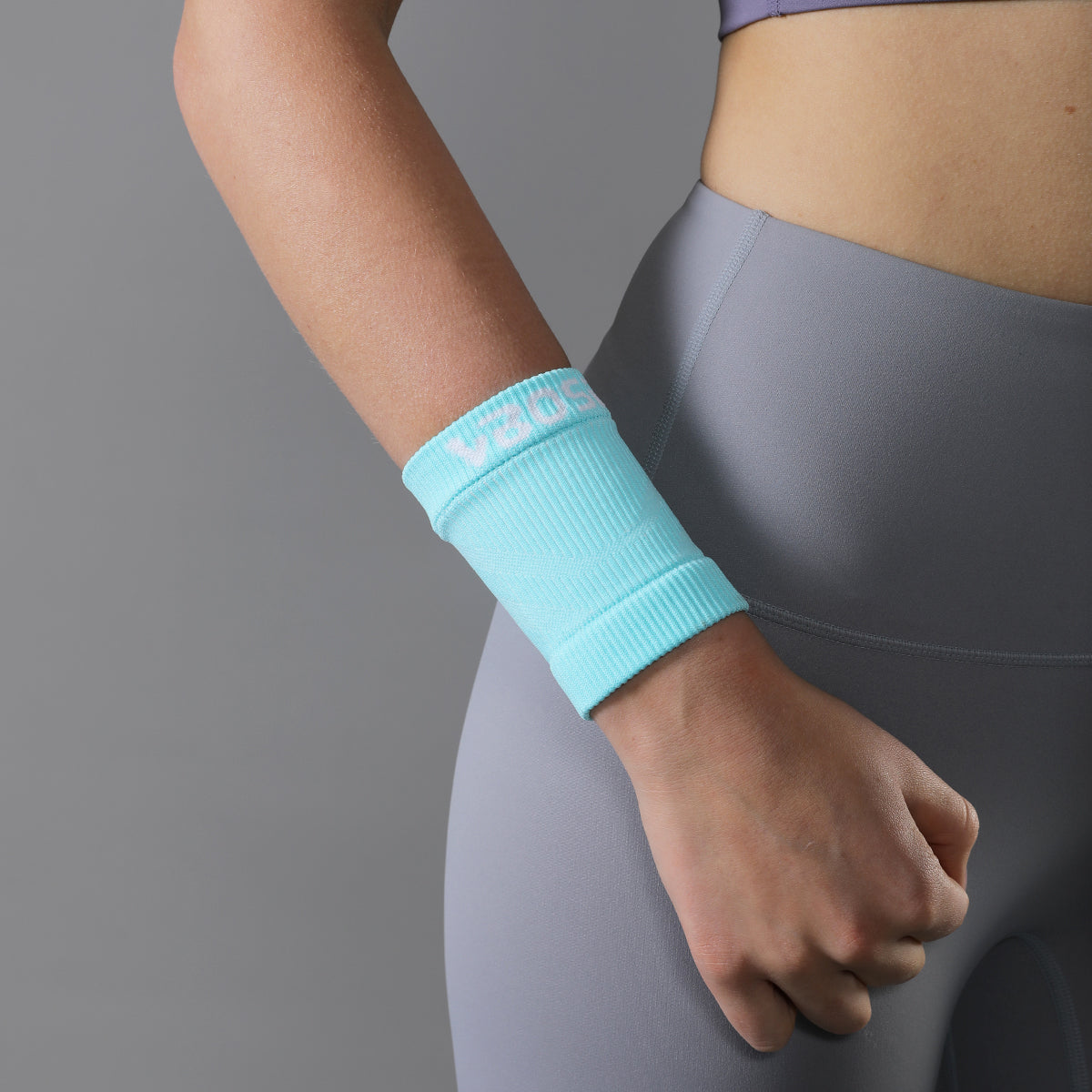VBOSI 1 Pair Elastic Breathable Knit Wrist Sleeve