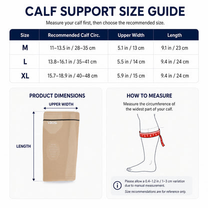 VBOSI Elastic Breathable Knit Calf Sleeve