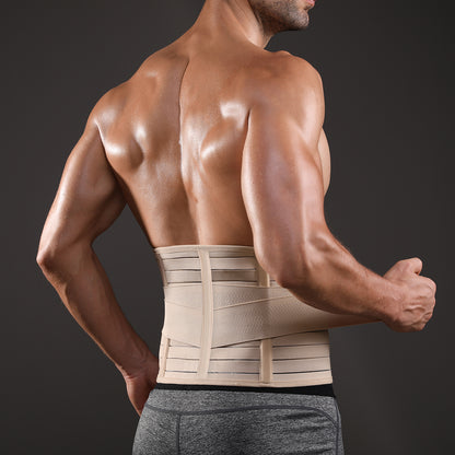 VBOSI Back Support Belt with Adjustable Straps & Reinforced Support Stays