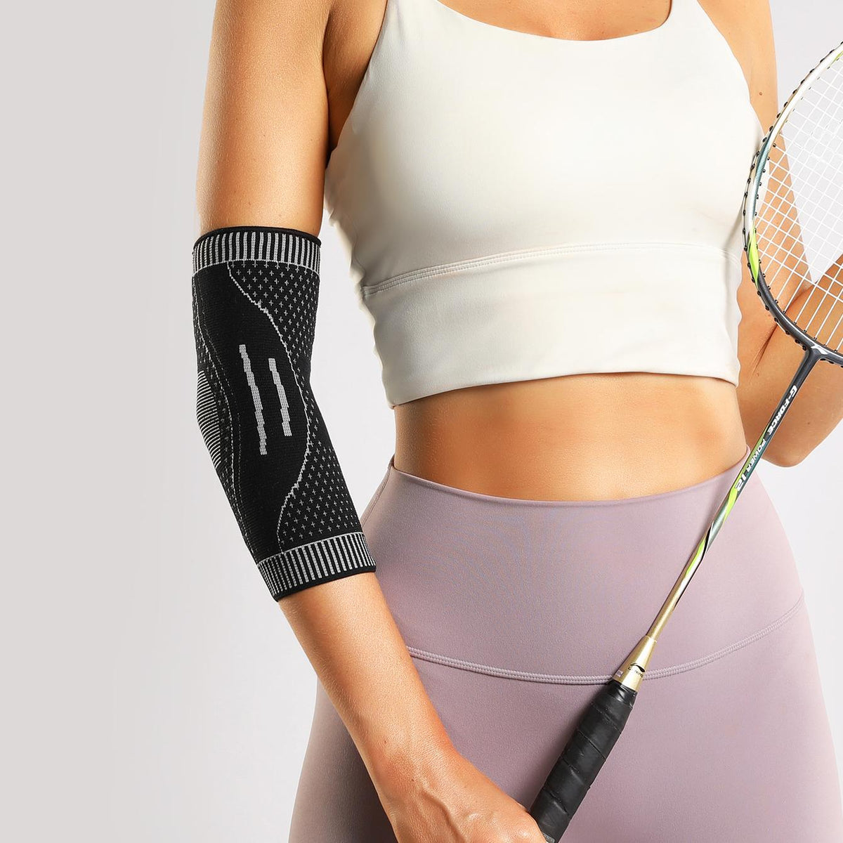 VBOSI 3D Knitted Elbow Compression Sleeve with Breathable Zoned Support