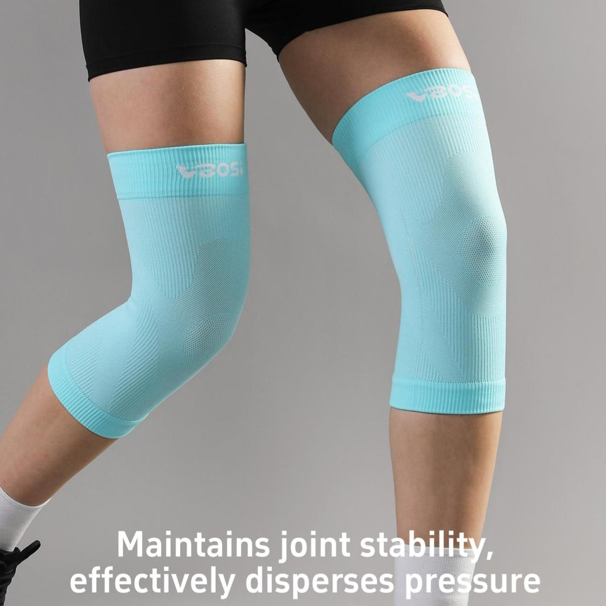 VBOSI 1 Pair High-Stretch Knitted Breathable Knee Sleeve