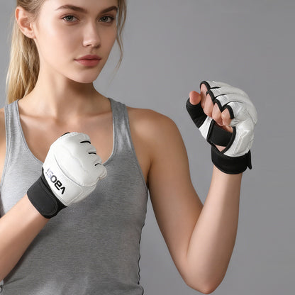 VBOSI Anti-Slip Gym Gloves with Adjustable Wrist Strap