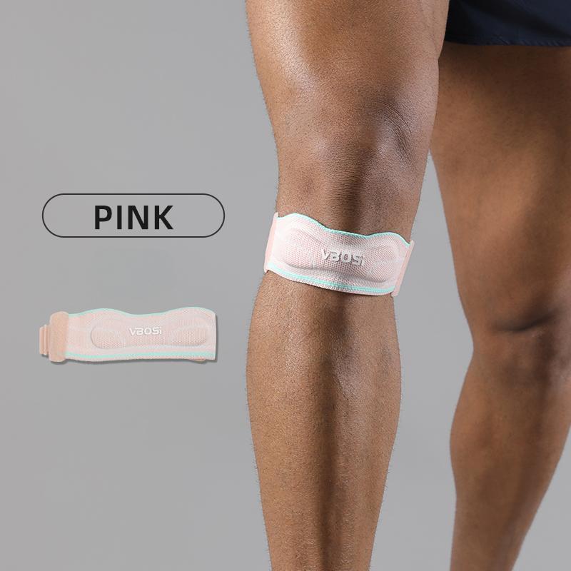 VBOSI 1 Pair Adjustable Silicone Pad Patella Strap