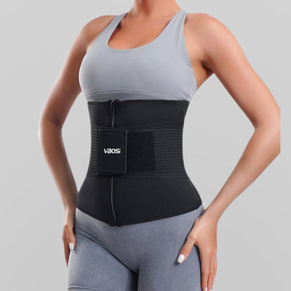 VBOSI Adjustable Zipper Neoprene Waist Trainer Belt