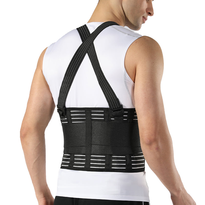 VBOSI Heavy Duty Back Support Belt with Adjustable Straps