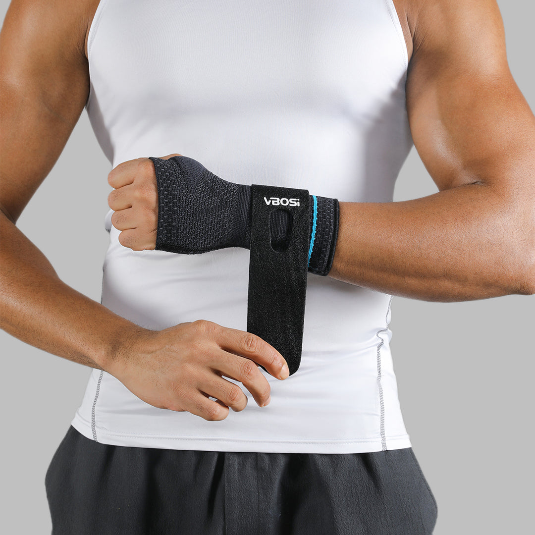 VBOSI 1 Piece Adjustable Wrist Brace with Removable Metal Splint