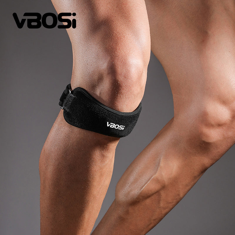 JINGBA SUPPORT 5038 Sangle de genou en néoprène réglable pour soulager la douleur et le sport, genouillère avec protection articulaire et ceintures de genou