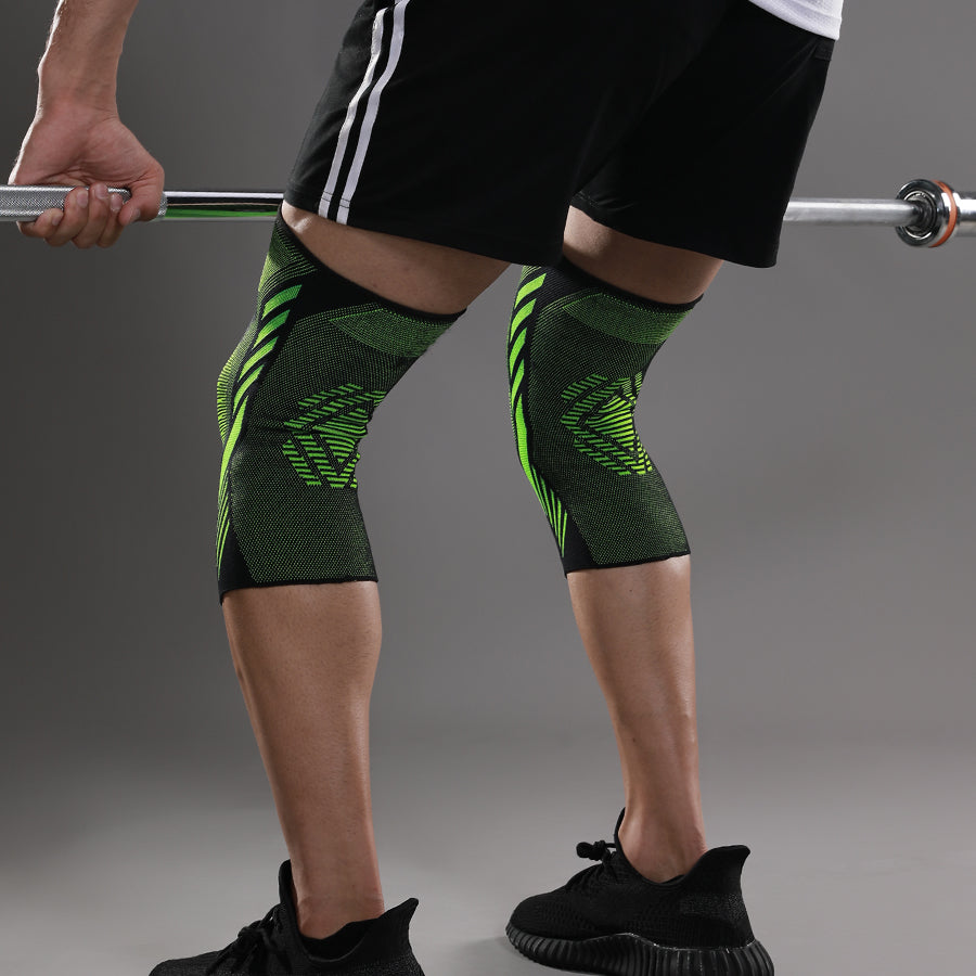 VBOSI 1 Pair Breathable Elastic Knee Sleeve with 3D Zoned Knitting