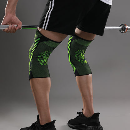 VBOSI 1 Pair Breathable Elastic Knee Sleeve with 3D Zoned Knitting
