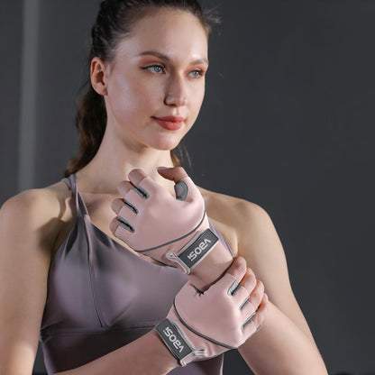 VBOSI Adjustable Workout Gloves with Gel Palm Pads