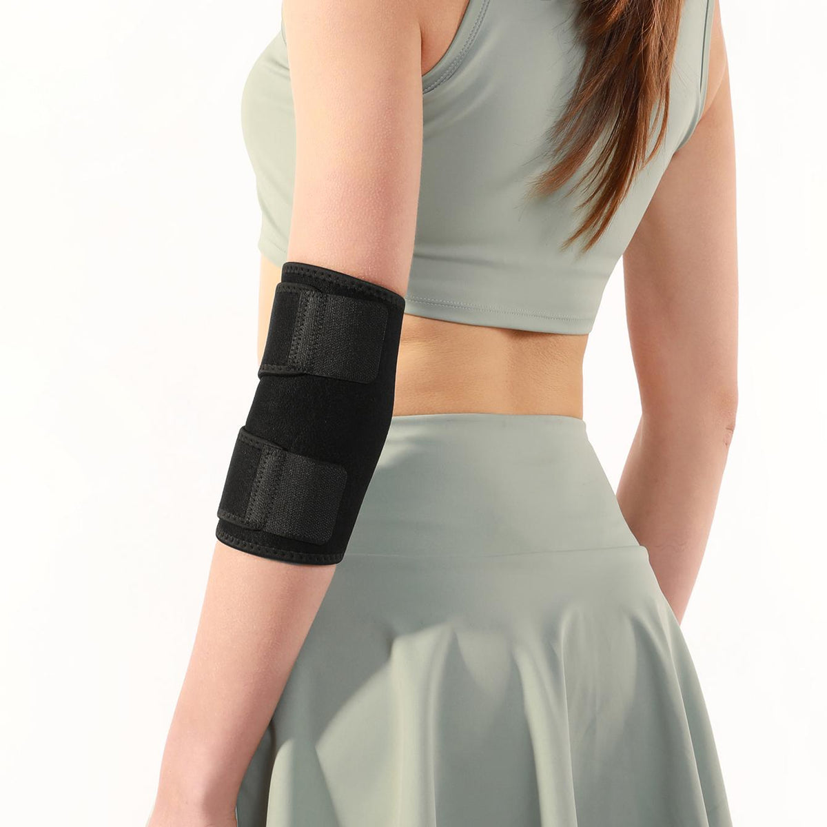 VBOSI Adjustable Elbow Support Brace with Wide Compression Straps