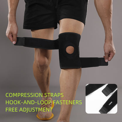 VBOSI Adjustable Open Patella Knee Support with Dual Side Stays