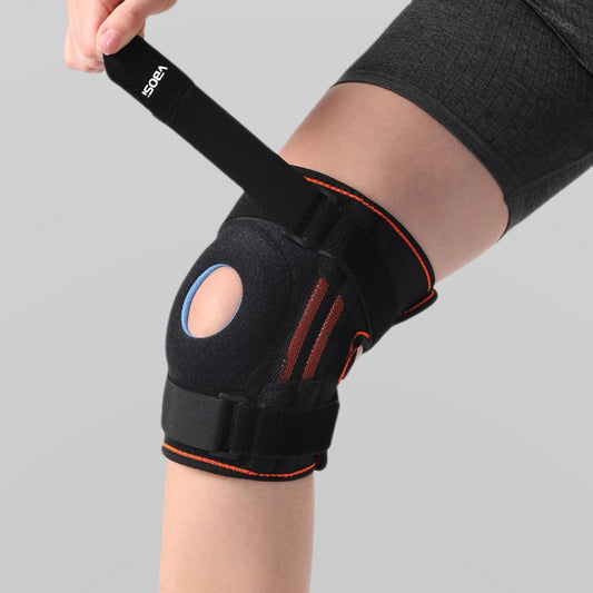 VBOSI Adjustable Knee Brace with Silicone Cushion