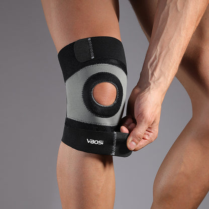VBOSI Dual-Strap Knee Support with Open Patella & Reinforced Ring Design