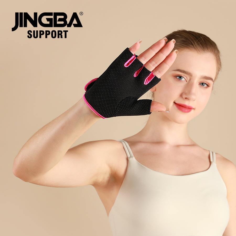 1 Pair Unisex Breathable Non-slip Sports Gloves for Werightlifting Cycling Badminton